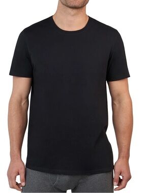 Kirkland Signature Black T-Shirt XXL | Soft Cotton Basic Tee |Everyday Essential
